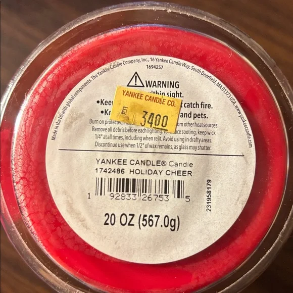 Yankee Candle Holiday Cheer Large Jar - Picture 5 of 5